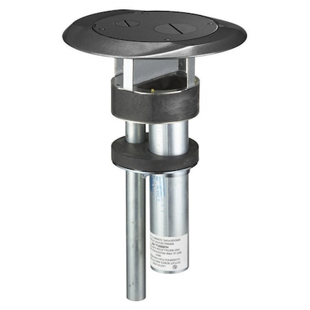 Hubbell Wiring Device-Kellems Poke-Through Box, Wiring Box Type, Composite S1PTFFBL